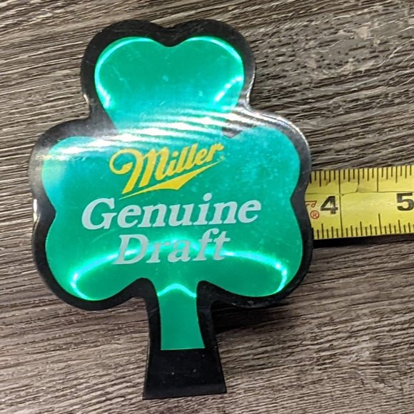 TAP - MILLER GENUINE DRAFT Beer Tap - Shamrock - Green - St. Patrick's Day!! ☘️ - Picture 6 of 8